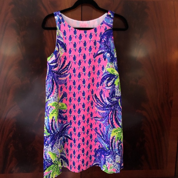 Lilly Pulitzer Dresses & Skirts - Lilly Pulitzer Jackie Shift Pink Pecking Order